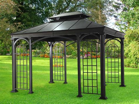 metal gazebo canopy|strong metal gazebos for garden.